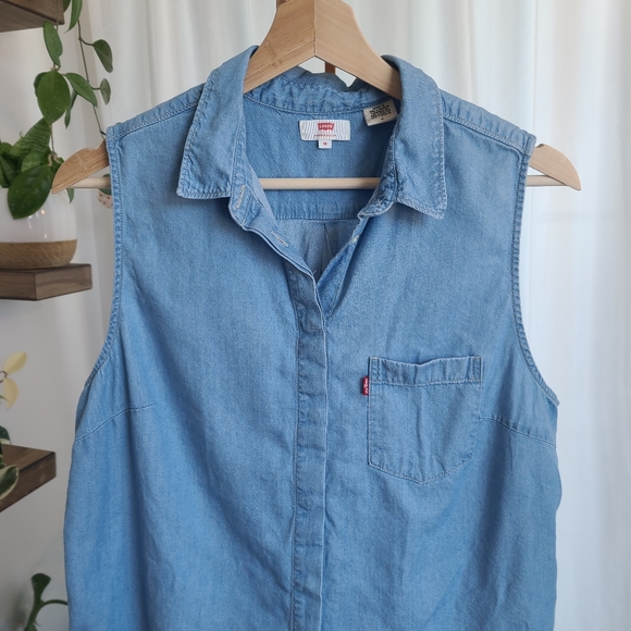 Women's Levi's Coralie button-down jean shirt - Picture 3 of 9